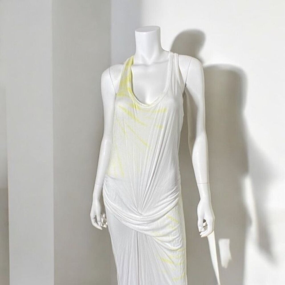 Young Fabulous & Broke Maxi Dress White Yellow, Size Large - Picture 3 of 13